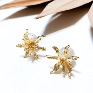 Flower earrings #1479